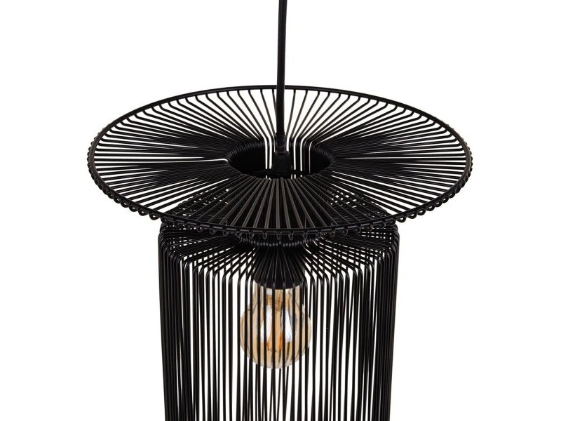 Полилей 27 x 27 x 30,5 cm Черен Желязо Ø 27 cm