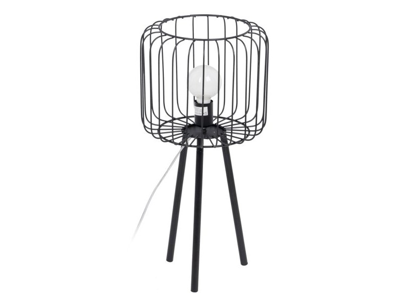 Настолна лампа Черен Метал Желязо 60 W 220 V 240 V 220 -240 V 29 x 29 x 60 cm