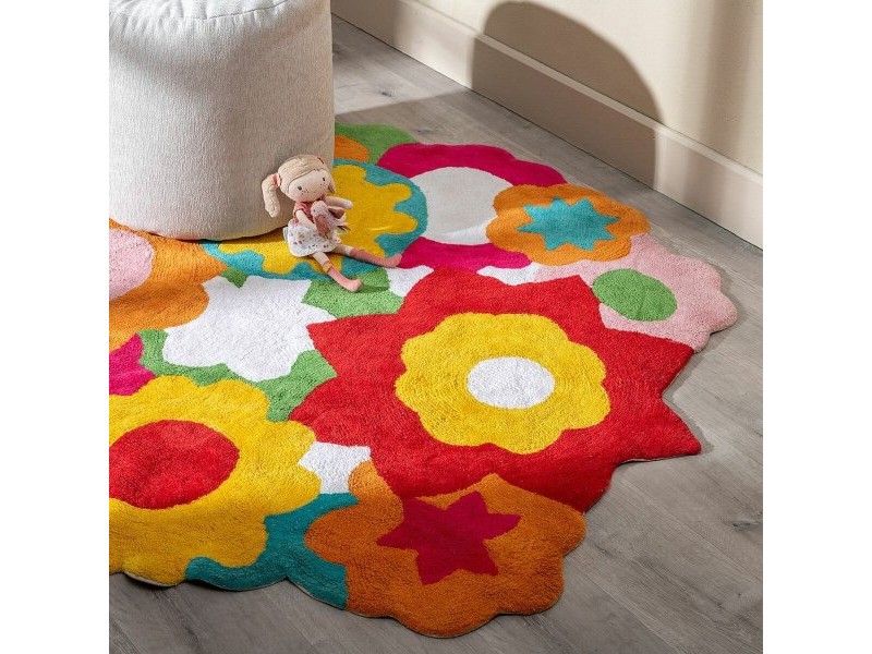 Килимче за Игра 100% памук 100 cm 100 x 100 x 1 cm