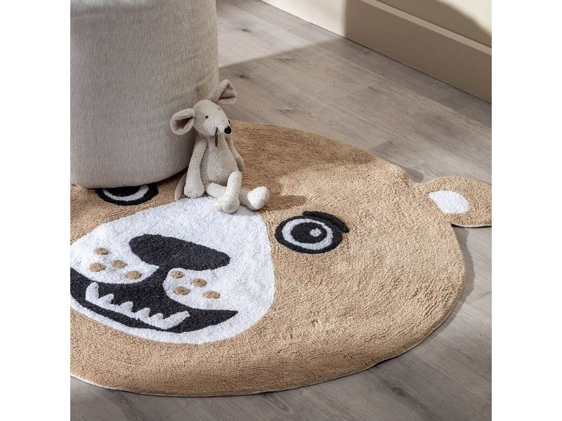 Килимче за Игра 100% памук Мечка 100 cm 100 x 100 x 1 cm