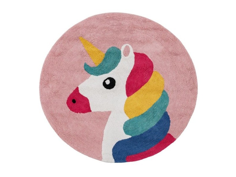 Килимче за Игра 100% памук Еднорог 100 cm 100 x 100 x 1 cm