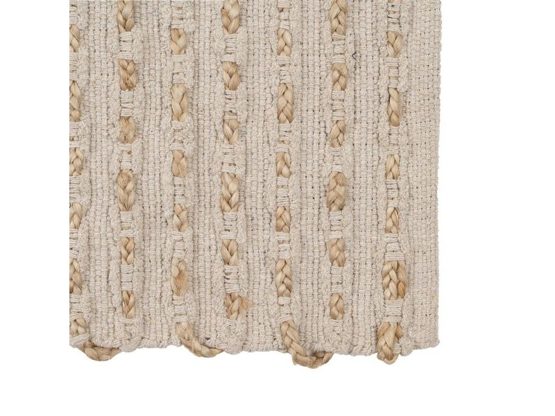 Килим Бял Естествен 70 % памук 30 % Юта 170 x 70 cm
