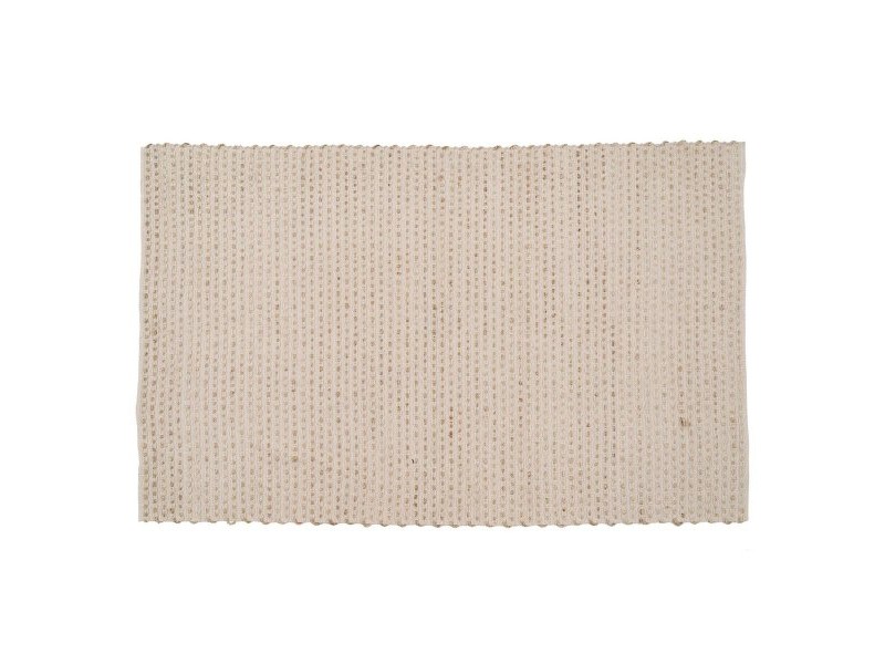 Килим Бял Естествен 70 % памук 30 % Юта 200 x 290 cm