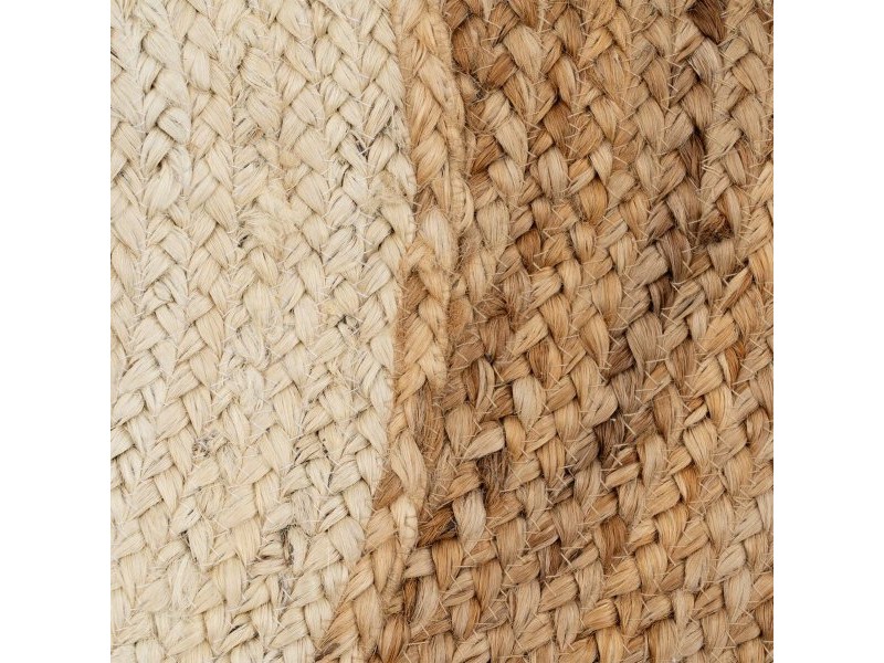 Килим Маймуна Бял Бежов 100 % Юта 100 x 100 cm
