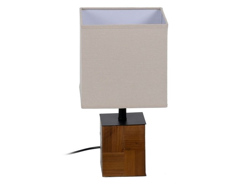 Настолна лампа Кафяв Сметана 60 W 220-240 V 20 x 20 x 40 cm