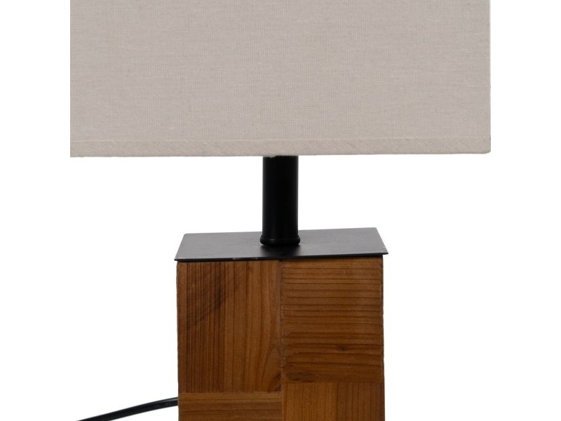 Настолна лампа Кафяв Сметана 60 W 220-240 V 20 x 20 x 40 cm
