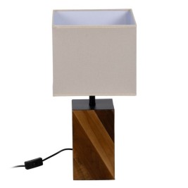 Настолна лампа Кафяв Сметана 60 W 220-240 V 25 x 25 x 51 cm
