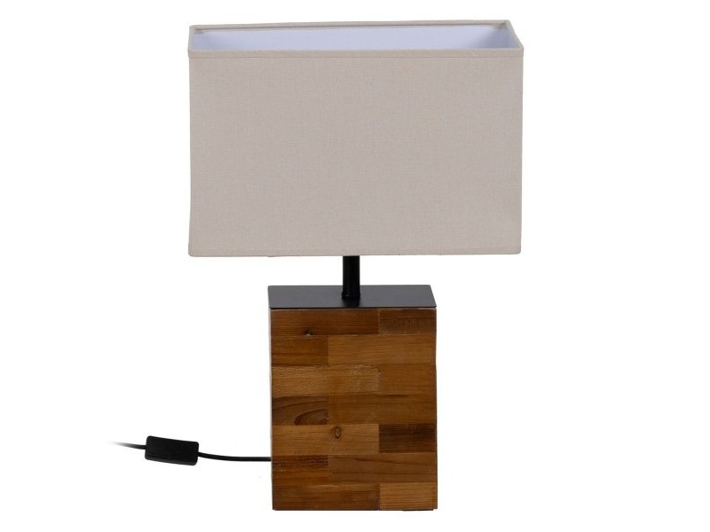 Настолна лампа Кафяв Сметана 60 W 220-240 V 35 x 18 x 51 cm