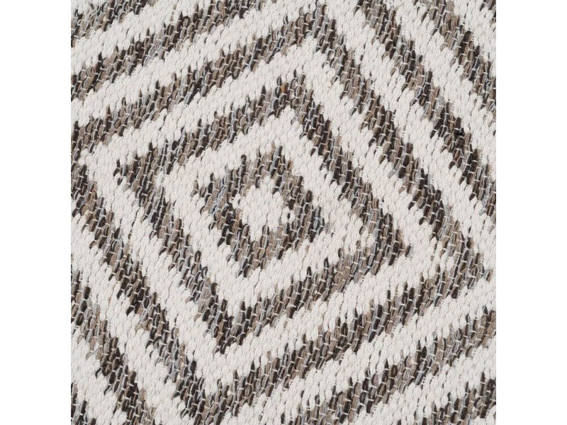 Килим Бял Сив 70 % памук 30 % полиестер 80 x 150 cm Килим Бял Сив 70 % памук 30 % полиестер 80 x 150 cm