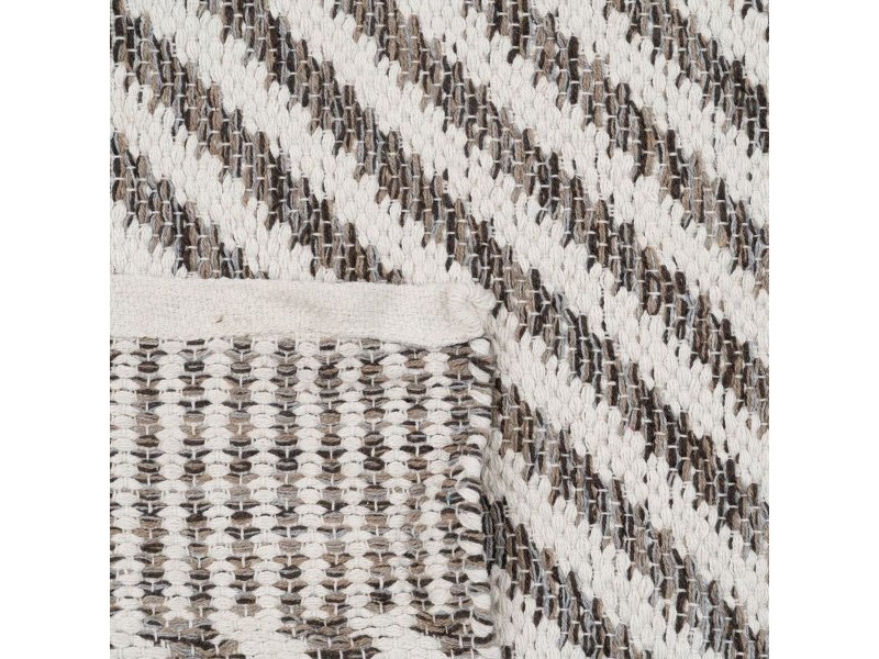 Килим Бял Сив 70 % памук 30 % полиестер 80 x 150 cm Килим Бял Сив 70 % памук 30 % полиестер 80 x 150 cm