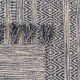 Килим Син Бял 70 % памук 30 % полиестер 160 x 230 cm