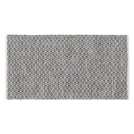 Килим Сив 70 % памук 30 % полиестер 80 x 150 cm