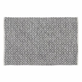 Килим Бял Сив 70 % памук 30 % полиестер 120 x 180 cm