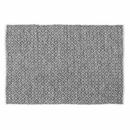Килим Бял Сив 70 % памук 30 % полиестер 160 x 230 cm