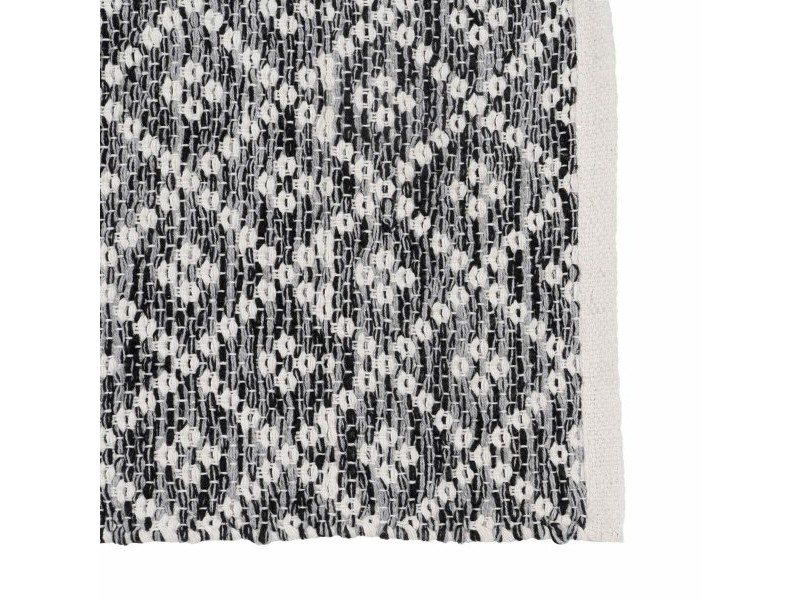 Килим Бял Сив 70 % памук 30 % полиестер 160 x 230 cm Килим Бял Сив 70 % памук 30 % полиестер 160 x 230 cm