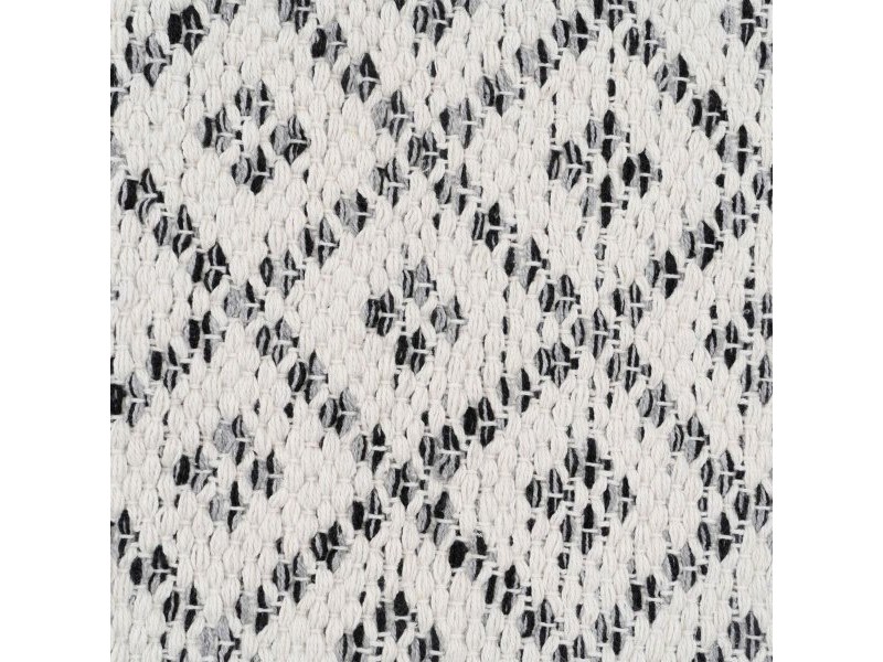 Килим Бял Сив 70 % памук 30 % полиестер 160 x 230 cm Килим Бял Сив 70 % памук 30 % полиестер 160 x 230 cm