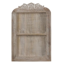 Лавица Бял Естествен Дърво манго 40,6 x 10,2 x 61 cm