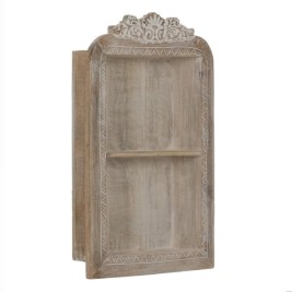 Лавица Бял Естествен Дърво манго 40,6 x 10,2 x 61 cm