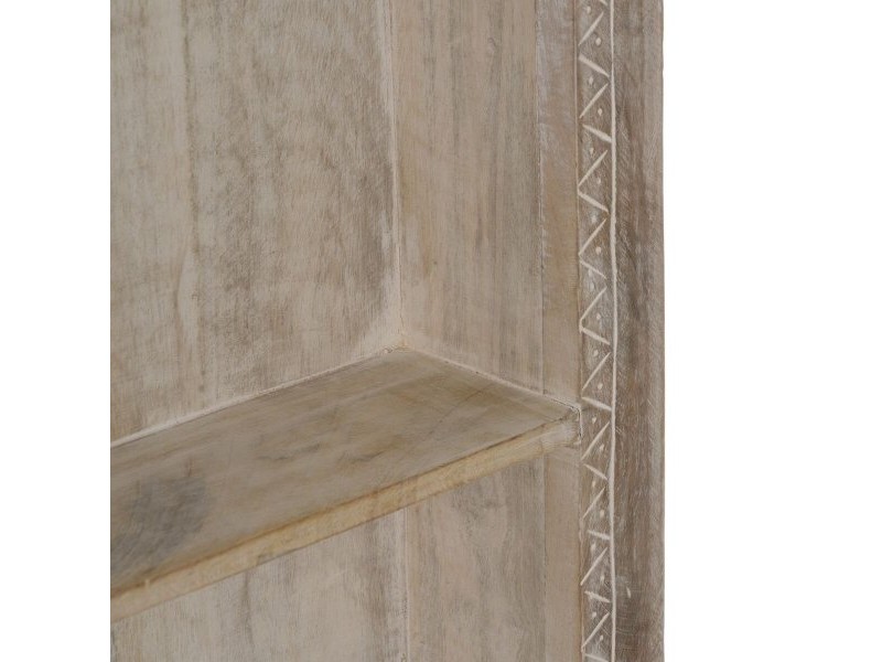 Лавица Бял Естествен Дърво манго 40,6 x 10,2 x 61 cm