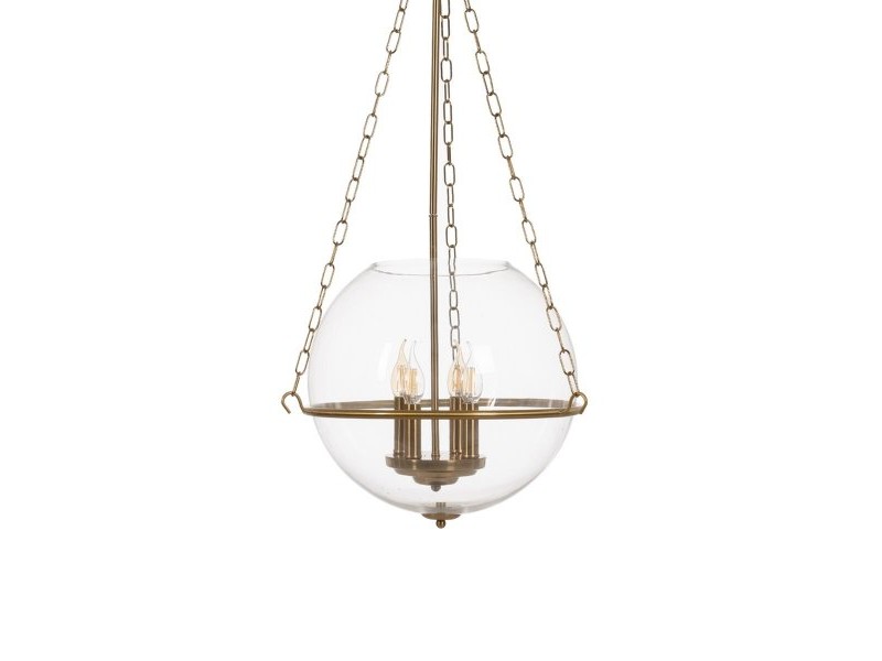 Полилей Златен Кристал Желязо 220-240 V 40 x 40 x 80 cm