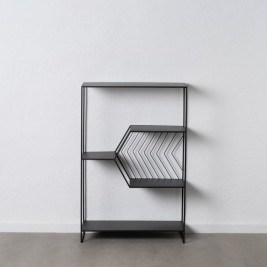 Лавица Черен Желязо 80 x 35 x 120 cm