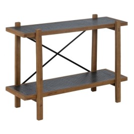 Лавица OSLO Черен Естествен Желязо 107 x 40 x 80 cm