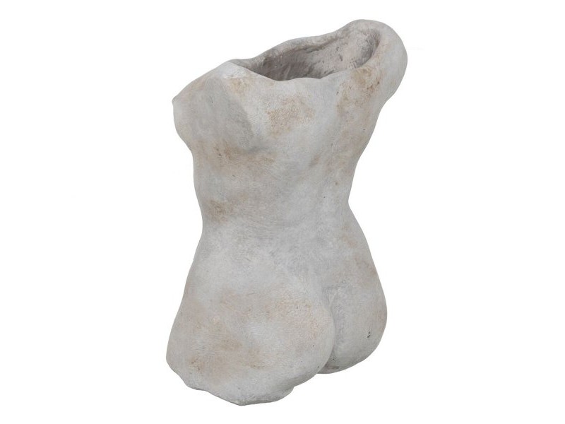 Саксия Сив Цимент Бюст 19 x 13,5 x 27 cm Саксия Сив Цимент Бюст 19 x 13,5 x 27 cm