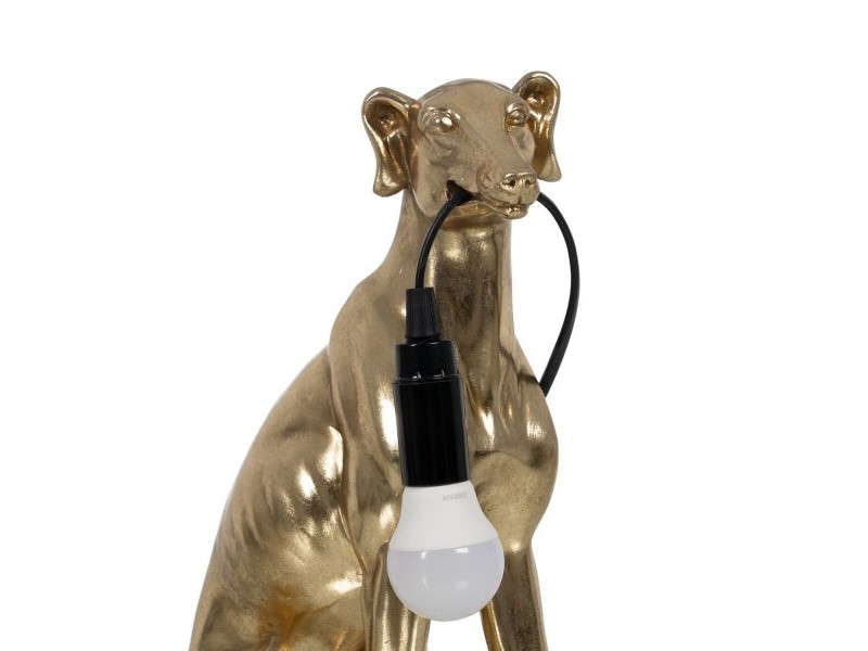 Настолна лампа Куче Златен 40 W 220-240 V 25,5 x 16,5 x 36 cm