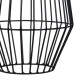 Полилей Черен Естествен Дървен Желязо 220-240 V 20 x 19,5 cm