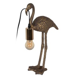 Настолна лампа Flamingo Златен Полирезин 40 W 220-240 V 23 x 11,5 x 39,5 cm