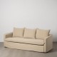 Триместно канапе Бежов 220 x 95 x 90 cm