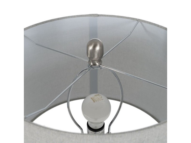 Настолна лампа Сив Метал Керамика 60 W 220-240 V 38 x 38 x 73 cm