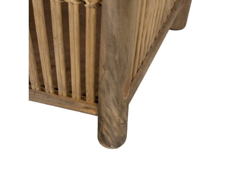 Комплект саксии Естествен Бамбук 32,5 x 32,5 x 34 cm (2 броя)