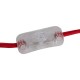 Настолна лампа Бял Червен Полирезин 60 W 220-240 V 24 x 9,5 x 29 cm Настолна лампа Бял Червен Полирезин 60 W 220-240 V 24 x 9,5 x 29 cm