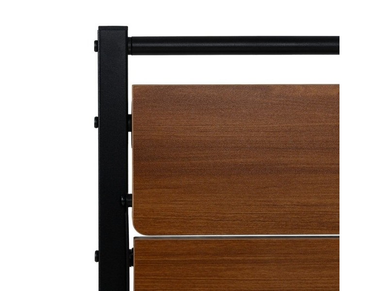 Бюро Кафяв Черен Желязо Дървен MDF 87 x 56 x 87 cm