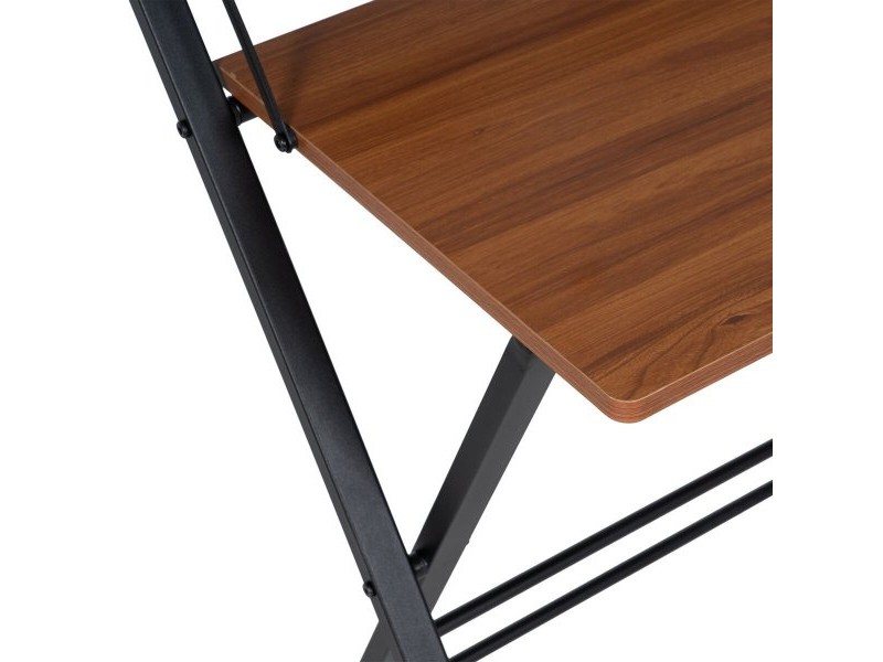 Бюро Кафяв Черен Желязо Дървен MDF 87 x 56 x 87 cm