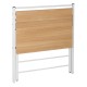 Бюро Бял Естествен Желязо Дървен MDF 87 x 56 x 87 cm Бюро Бял Естествен Желязо Дървен MDF 87 x 56 x 87 cm