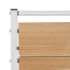 Бюро Бял Естествен Желязо Дървен MDF 87 x 56 x 87 cm Бюро Бял Естествен Желязо Дървен MDF 87 x 56 x 87 cm