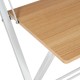 Бюро Бял Естествен Желязо Дървен MDF 87 x 56 x 87 cm Бюро Бял Естествен Желязо Дървен MDF 87 x 56 x 87 cm