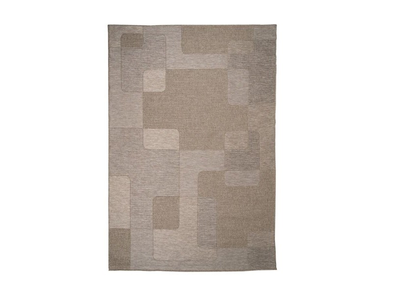 Килим Кафяв Бежов полипропилен 240 x 2 x 330 cm