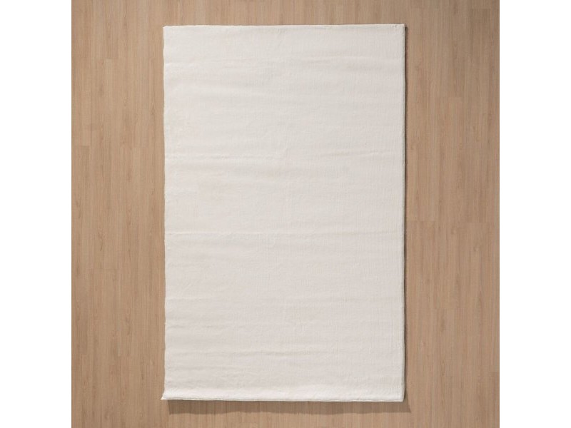 Килим Бял 160 x 2,7 x 230 cm