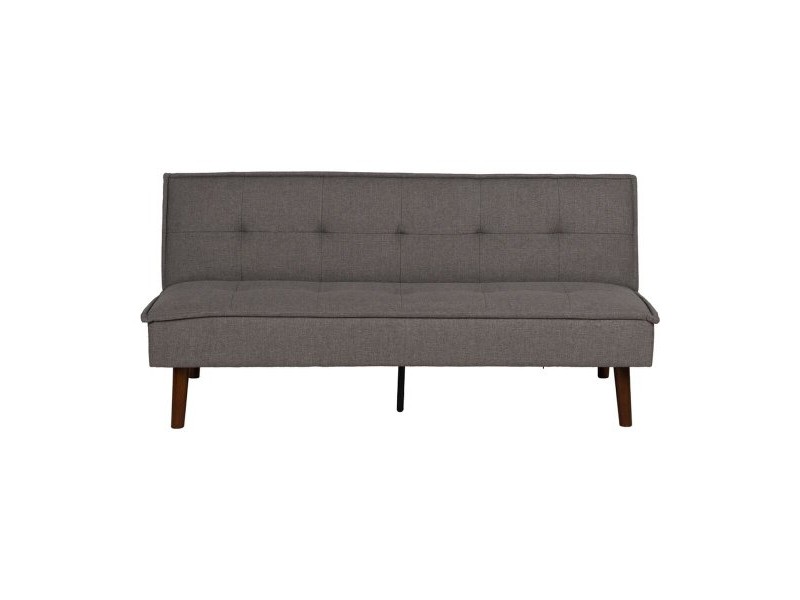 Разтегателен диван Черен Сив 181 x 102 x 85 cm