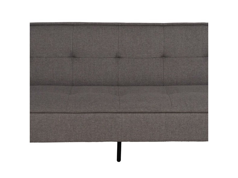 Разтегателен диван Черен Сив 181 x 102 x 85 cm