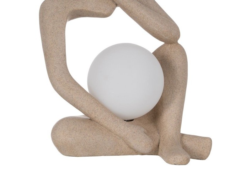 Настолна лампа Бял Бежов