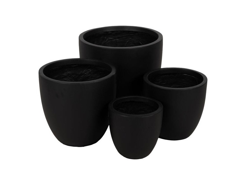 Комплект саксии Черен 44 x 44 x 41,5 cm (4 броя)