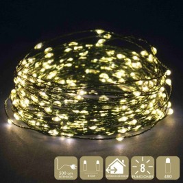 Гирлянда от LED Светлини Топло Бяло 15 X 8 X 9 CM