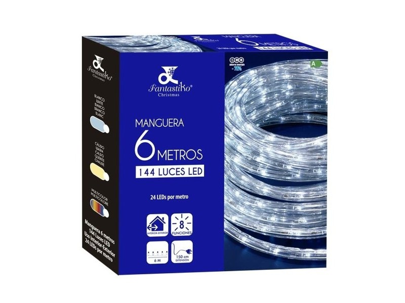 Лента за светлини LED Бял Коледа 1,5 m