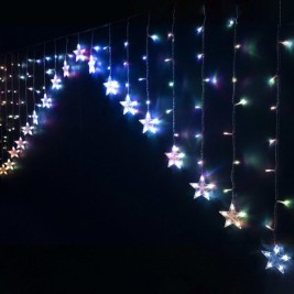 LED Светлинна Завеса Звезди Многоцветен 8 m 16 X 15 X 19 CM