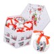 Коледни топки Многоцветен хартия Polyfoam Ø 7,5 cm 21,5 X 25 X 16 CM (14 броя)