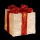 Коледна Украса Бял Червен Метал влакно Подаръчна кутия 25 x 25 x 31 cm (3 броя) Коледна Украса Бял Червен Метал влакно Подаръчна кутия 25 x 25 x 31 cm (3 броя)